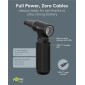 GOOBAY ηλεκτρικό air duster 77830, 100W, 6000mAh, μαύρο