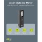 GOOBAY laser μετρητής απόστασης 77834, επαναφορτιζόμενος, έως 30m