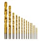 GOOBAY σετ τρυπάνια 77850 για μέταλλο, HSS, 1.5-10mm, κυλινδρικό, 15τμχ