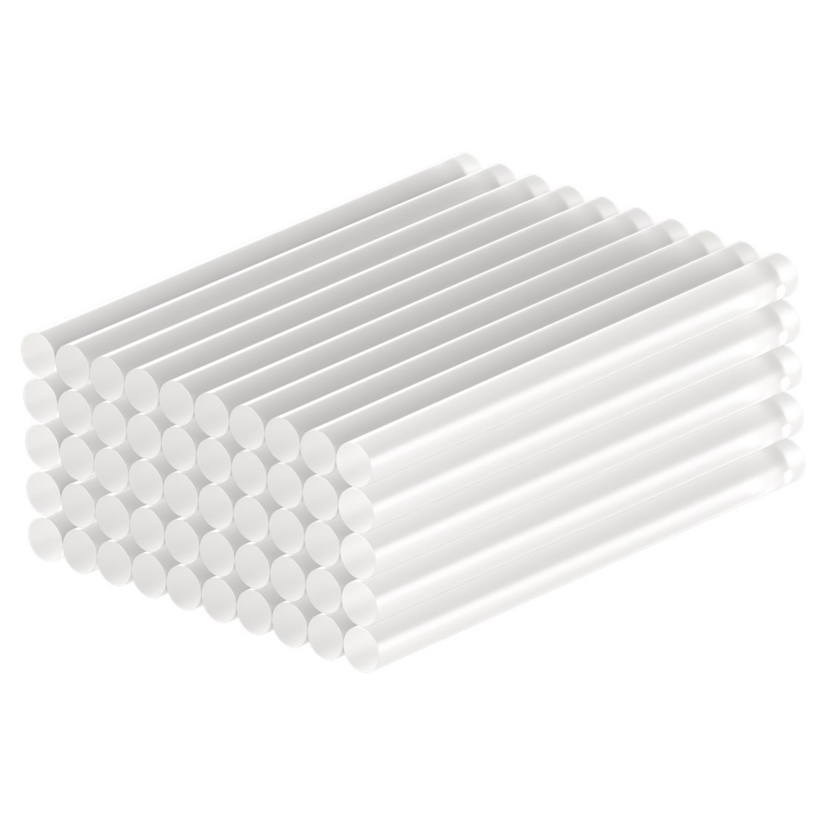 GOOBAY ράβδοι σιλικόνης 77853, Φ11mm x 200mm, διάφανο, 50τμχ