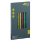 GOOBAY ράβδοι σιλικόνης 77855, Φ11mm x 200mm, glitter διάφορα χρώματα, 10τμχ