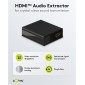 GOOBAY HDMI audio extractor 79138, 4K/30Hz, μαύρο