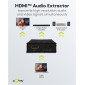GOOBAY HDMI audio extractor 79138, 4K/30Hz, μαύρο