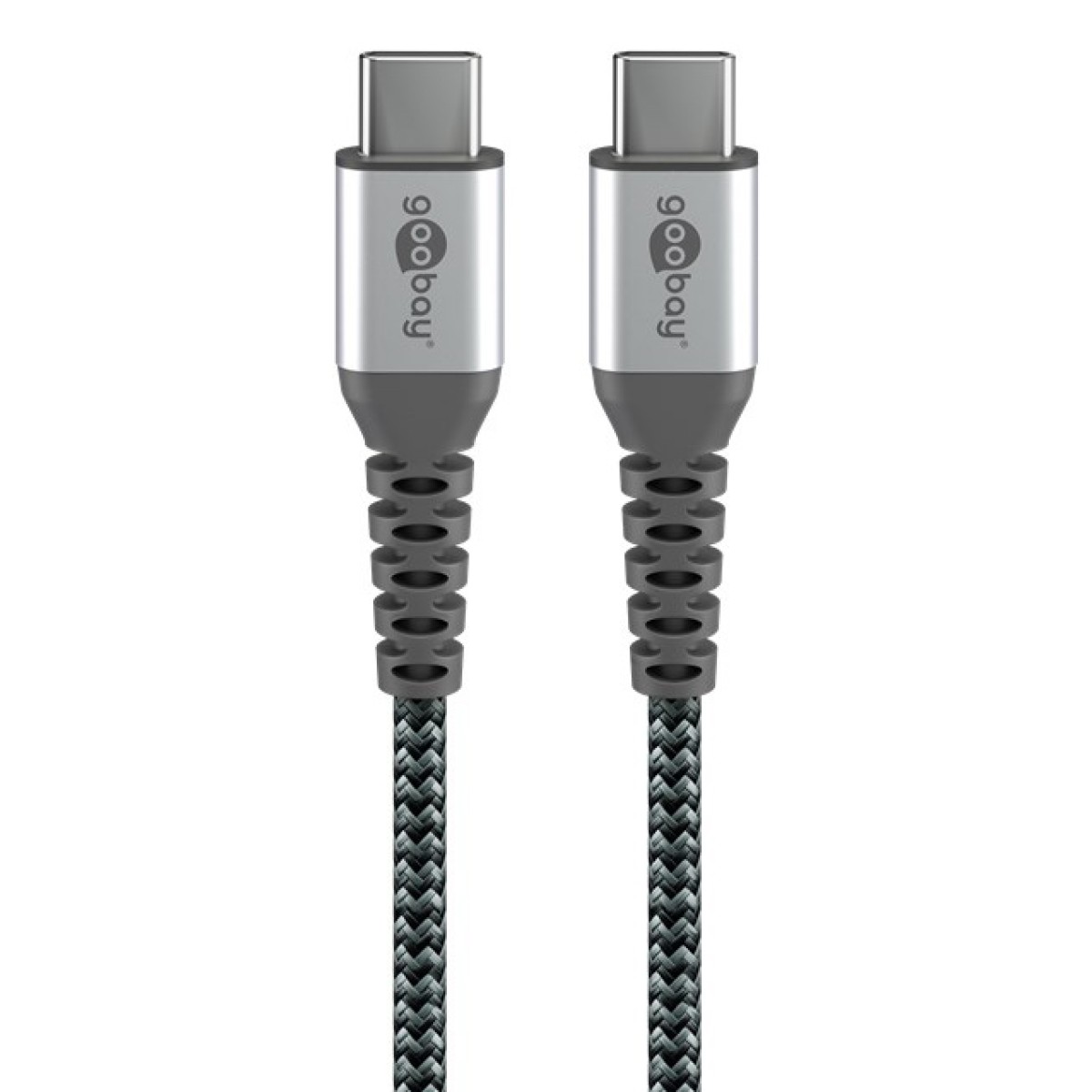 GOOBAY καλώδιο USB-C 79559, 60W, 480Mbps, 0.15m, μαύρο