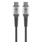 GOOBAY καλώδιο USB-C 79559, 60W, 480Mbps, 0.15m, μαύρο