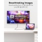 GOOBAY καλώδιο HDMI 2.2 80092, 16K/60Hz, 96 Gbps, 1.5m, μαύρο