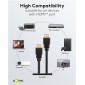 GOOBAY καλώδιο HDMI 80101 με Ethernet, soft, 4K/60Hz, 18 Gbps, 1m, μαύρο