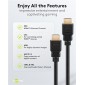 GOOBAY καλώδιο HDMI 80104 με Ethernet, soft, 4K/60Hz, 18 Gbps, 3m, μαύρο