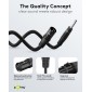 GOOBAY καλώδιο ήχου 6.35mm σε XLR 80361, 1.5m, μαύρο