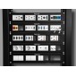 DELOCK module βάση πρίζας με frame Easy 45 81300, 80x80mm, λευκό