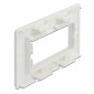 DELOCK module βάση πρίζας Easy 45 81316, 130 x 80 mm, λευκό