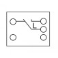 DELOCK module διακόπτης Easy 45 81362, μονός, 1-pole, 2-way, λευκός