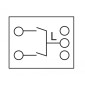 DELOCK module διακόπτης Easy 45 81363, διπλός, 1-pole, 1-way, λευκός