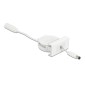 DELOCK module καλώδιο τροφοδοσίας Easy 45 81377, ανασυρόμενο 50cm, λευκό