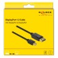 DELOCK καλώδιο DisplayPort σε DisplayPort Mini 82438, 4K/60Hz, 2m, μαύρο