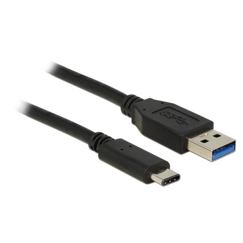 DELOCK καλώδιο USB-C σε USB 83870, 10Gbps, 1m, μαύρο