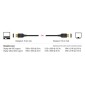 DELOCK καλώδιο DisplayPort 85660, certified, 8K/60Hz, 32.4 Gbps, 2m, μαύρο