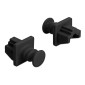 DELOCK κάλυμμα προστασίας για θύρα RJ45 86176, μαύρο, 10τμχ