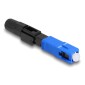 DELOCK σύνδεσμος οπτικής ίνας SC Simplex 87990, μαύρος