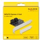 DELOCK κάρτα επέκτασης PCI σε 4x SATA 90010, 6Gb/s, Low Profile