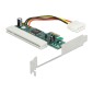 DELOCK κάρτα επέκτασης PCI Express σε PCI 32 Bit 5V 90062, Asmedia chip