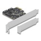 DELOCK κάρτα επέκτασης PCIe σε 2x SATA 90431, 6Gb/s
