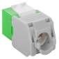 GOOBAY Keystone module RJ45 CAT 6A 90687, UTP, πράσινο