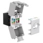 GOOBAY Keystone module RJ45 CAT 6A 90692, UTP, μαύρο
