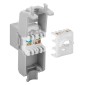 GOOBAY Keystone module RJ45 CAT 6A 90693, UTP, γκρι
