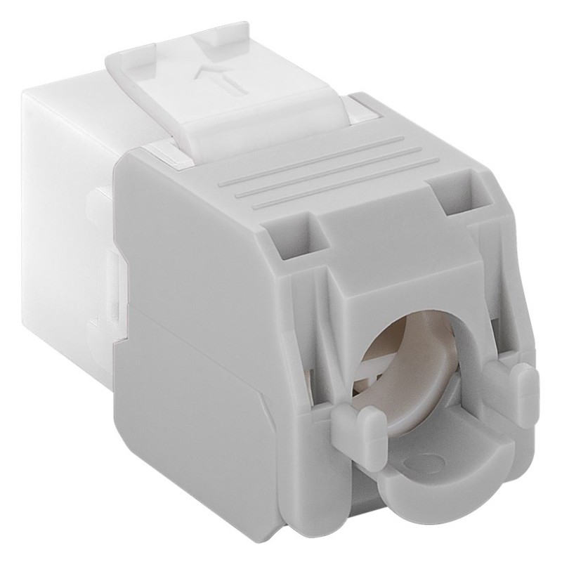 GOOBAY Keystone module RJ45 CAT 6A 90867, UTP, λευκό