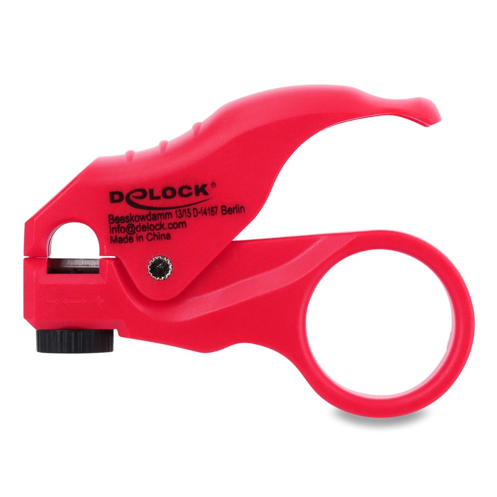 DELOCK εργαλείο απογύμνωσης καλωδίων δικτύου 90996, ρυθμιζόμενη λεπίδα