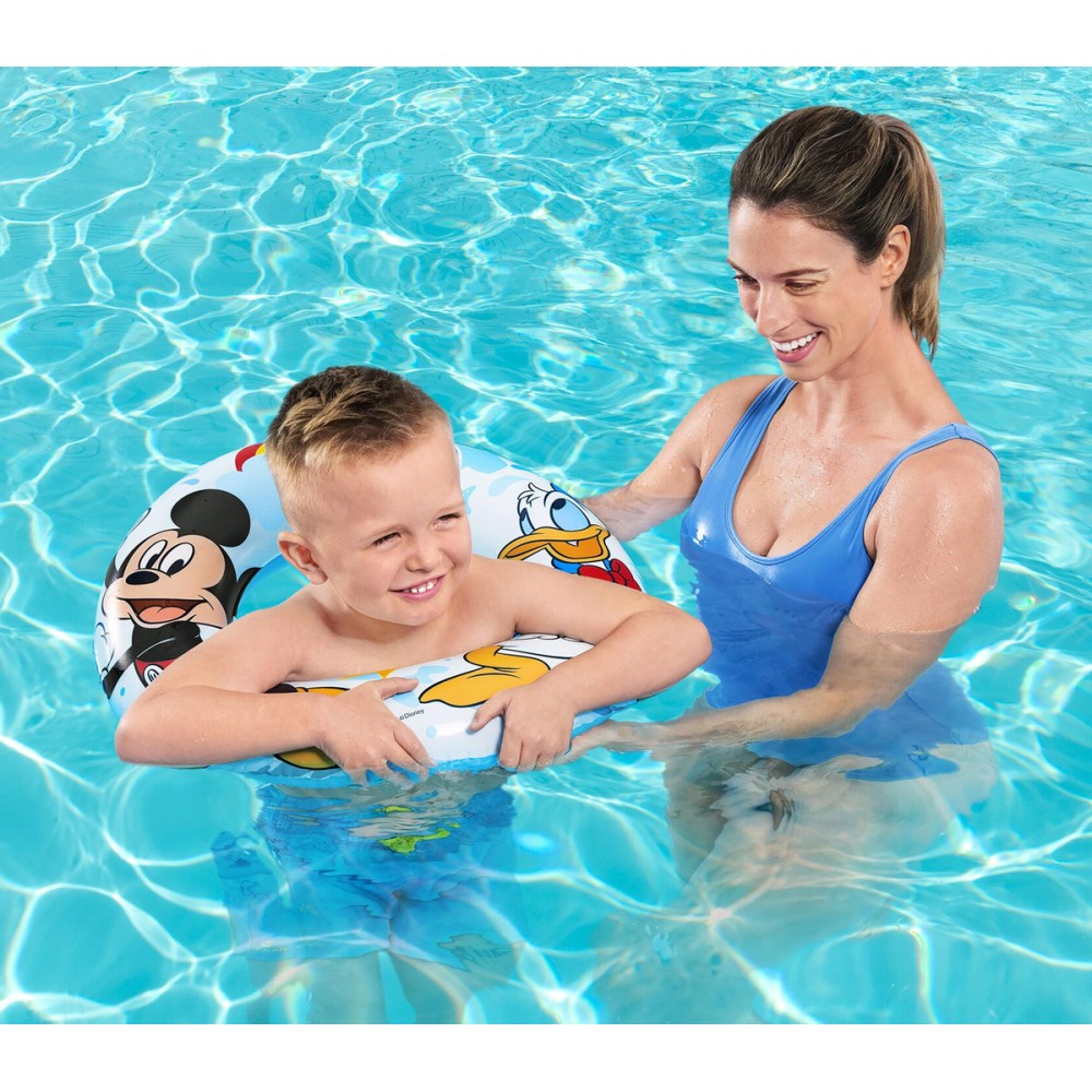BESTWAY παιδικό σωσίβιο κουλούρα 91004, 56cm, 3-6 ετών, Mickey & Friends