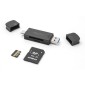 DELOCK card reader 91020 για SD & micro SD, USB/USB-C σύνδεση, 5Gbps, μαύρο