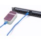 DELOCK patch panel 91087 για rack 19", 1U, 24 θυρών, CAT 6 UTP, με LED, μαύρο