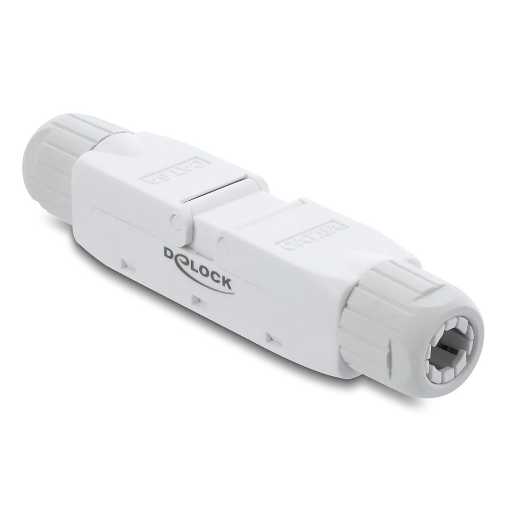 DELOCK σύνδεσμος LSA 91126, CAT 6A unshielded, tool-free, λευκός