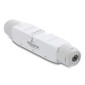 DELOCK σύνδεσμος LSA 91126, CAT 6A unshielded, tool-free, λευκός