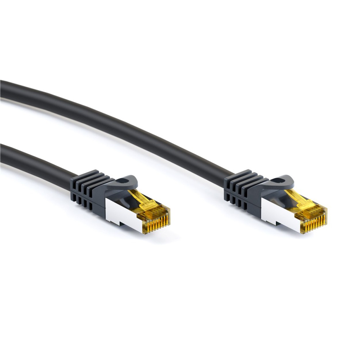 GOOBAY καλώδιο δικτύου 91599, CAT 7 S/FTP, 500MHz, CU, 1.5m, μαύρο