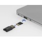DELOCK USB card reader 91603 για κάρτες μνήμης micro SD, μαύρο