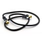 GOOBAY καλώδιο δικτύου 91608, CAT 7 S/FTP, 500MHz, CU, 2m, μαύρο