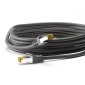 GOOBAY καλώδιο δικτύου 91617, CAT 7 S/FTP, 500MHz, CU, 3m, μαύρο