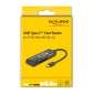 DELOCK card reader 91739 για micro SD/SD/CF/MS/xD, USB-C, μαύρο