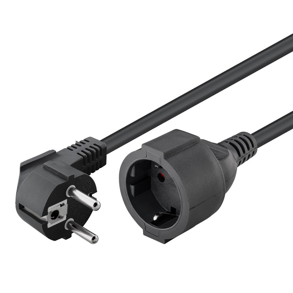 GOOBAY μπαλαντέζα προέκταση ρεύματος 93095, schuko, 3x 1.5mm², 10m, μαύρη