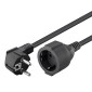 GOOBAY μπαλαντέζα προέκταση ρεύματος 93095, schuko, 3x 1.5mm², 10m, μαύρη