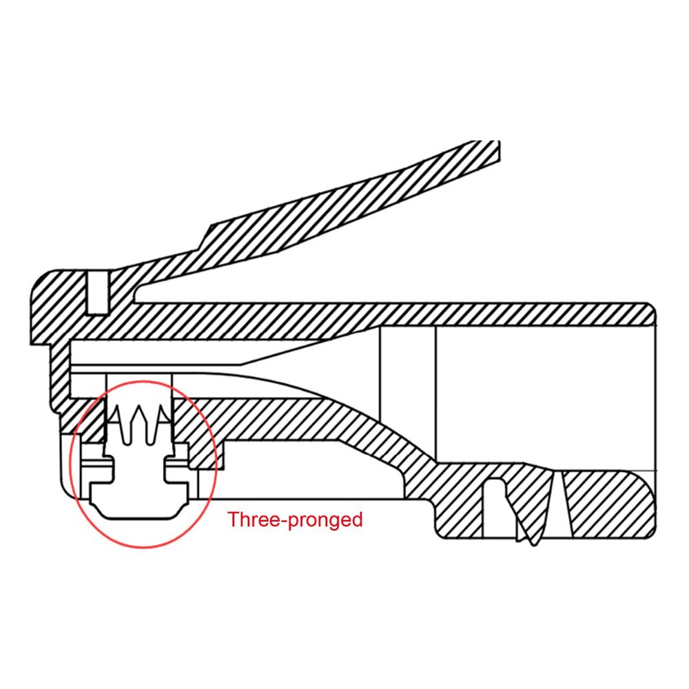 GOOBAY βύσμα RJ45 93829, CAT 6 STP, μεταλλικό, 10τμχ