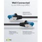 GOOBAY καλώδιο δικτύου 94152, CAT 6A S/FTP, 500MHz, Copper, 0.25m, μαύρο
