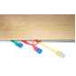 GOOBAY καλώδιο δικτύου 95381, CAT6 U/UTP, flat, copper, 10m, μαύρο