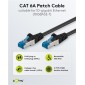 GOOBAY καλώδιο δικτύου 95607, CAT 6A S/FTP, 500MHz, Copper, 1.5m, μαύρο
