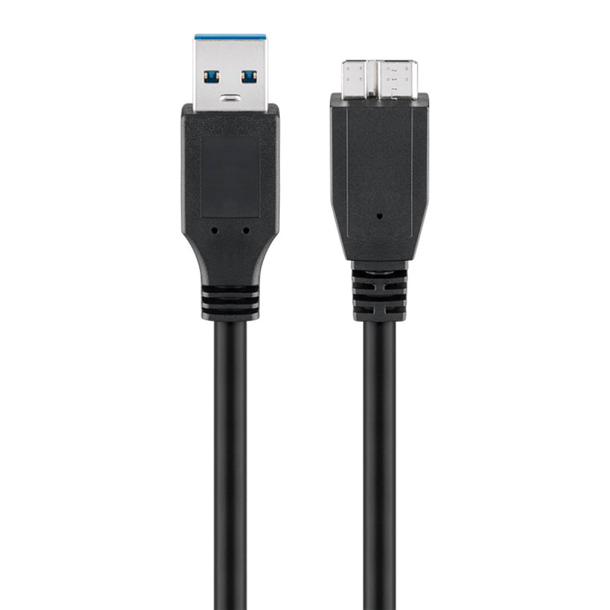 GOOBAY καλώδιο USB 3.0 σε micro Τype B 95734, 5 Gbit/s, 0.5m, μαύρο