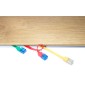 GOOBAY καλώδιο δικτύου 96369, CAT 6A U/UTP, flat, 500MHz, Copper, 10m, λευκό