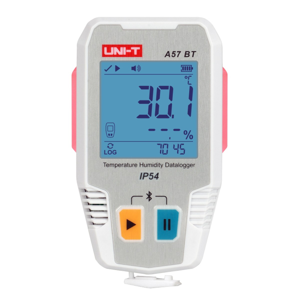 UNI-T ψηφιακό θερμόμετρο & υγρασιόμετρο A57 BT, -40~85 °C, Bluetooth, IP54